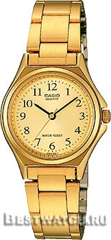 Японские наручные  женские часы Casio LTP 1130N 9B Коллекция Classic&digital timer