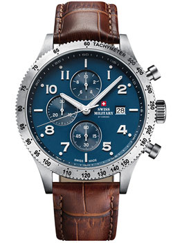 Швейцарские наручные  мужские часы Swiss Military SM34084 06 Коллекция Sports