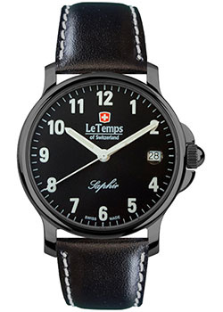 Швейцарские наручные  мужские часы Le Temps LT1065 27BL21 Коллекция Zafira Gent