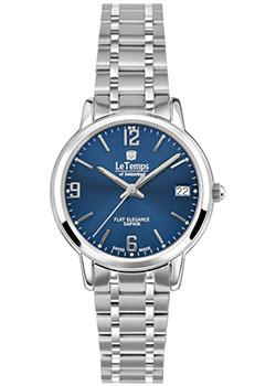Швейцарские наручные  женские часы Le Temps LT1088 03BS01 Коллекция Flat Elegance Lady