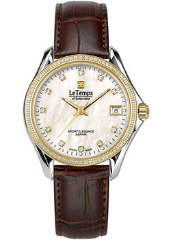 Швейцарские наручные  женские часы Le Temps LT1030 65BL62 Коллекция Sport Elegance