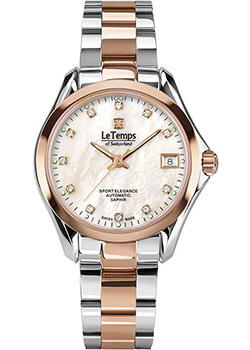 Швейцарские наручные  женские часы Le Temps LT1033 48BT02 Коллекция Sport Elegance Automatic