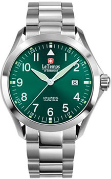 Швейцарские наручные  мужские часы Le Temps LT1040 04BS01 Коллекция Air Marshal