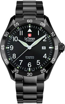 Швейцарские наручные  мужские часы Le Temps LT1040 21BS02 Коллекция Air Marshal