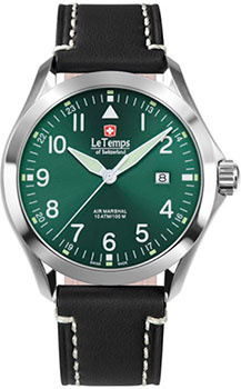 Швейцарские наручные  мужские часы Le Temps LT1040 04BL15 Коллекция Air Marshal