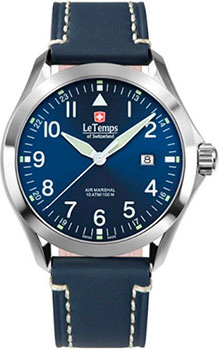 Швейцарские наручные  мужские часы Le Temps LT1040 03BL17 Коллекция Air Marshal