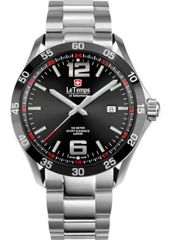 Швейцарские наручные  мужские часы Le Temps LT1040 18BS01 Коллекция Sport Elegance