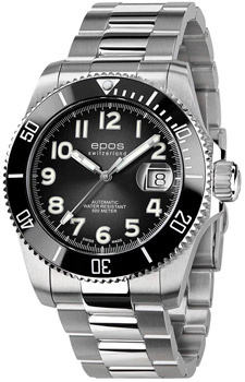 Швейцарские наручные  мужские часы Epos 3504 131 80 35 90 Коллекция Sportive