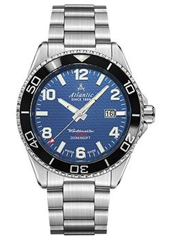 Швейцарские наручные  мужские часы Atlantic 55375 47 55S Коллекция Worldmaster