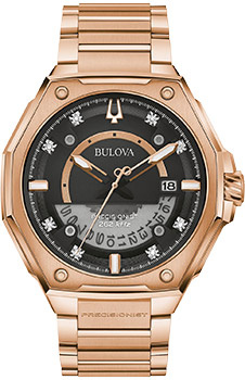 Японские наручные  мужские часы Bulova 97D129 Коллекция Precisionist