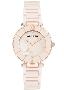 fashion наручные  женские часы Anne Klein 3266LPRG Коллекция Ceramics