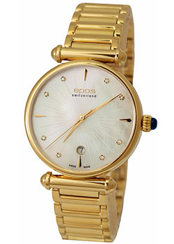 Швейцарские наручные  женские часы Epos 8000 700 22 90 32 Коллекция Quartz К