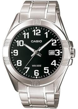 Японские наручные  мужские часы Casio MTP 1308D 1B Коллекция Analog