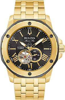 Японские наручные  мужские часы Bulova 98A273 Коллекция Marine Star