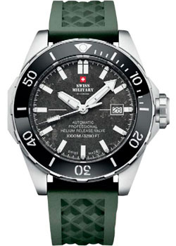 Швейцарские наручные  мужские часы Swiss Military SMA34092 09 Коллекция Diver 1000m