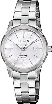 Японские наручные  женские часы Citizen EU6070 51D Коллекция Basic