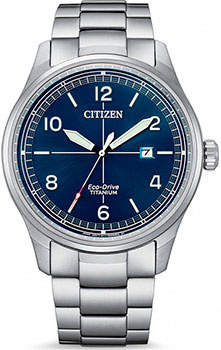 Японские наручные  мужские часы Citizen BM7570 80L Коллекция Super Titanium