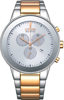 Японские наручные  мужские часы Citizen AT2244 84A Коллекция Eco Drive Мужской