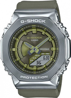 Японские наручные  мужские часы Casio GM S2100 3AER Коллекция G Shock