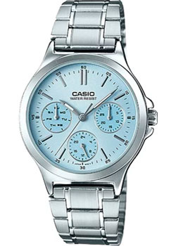 Японские наручные  женские часы Casio LTP V300D 2A Коллекция Analog Кварцевые