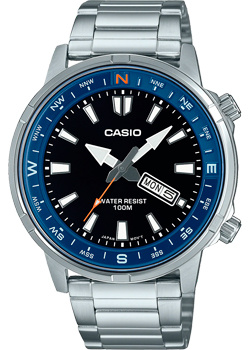 Японские наручные  мужские часы Casio MTD 130D 1A2 Коллекция Analog