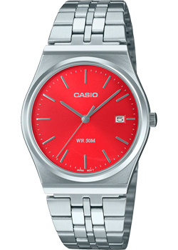 Японские наручные  мужские часы Casio MTP B145D 4A2 Коллекция Analog