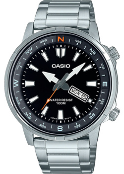 Японские наручные  мужские часы Casio MTD 130D 1A4 Коллекция Analog Кварцевые