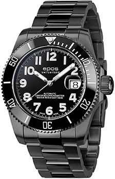 Швейцарские наручные  мужские часы Epos 3504 138 85 35 95 Коллекция Sportive