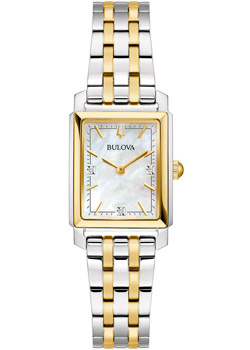 Японские наручные  женские часы Bulova 98P220 Коллекция Sutton