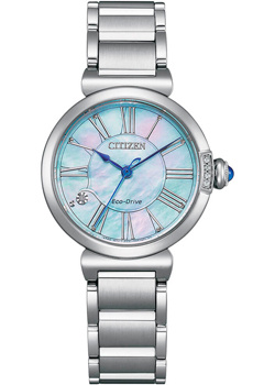 Японские наручные  женские часы Citizen EM1060 87N Коллекция Eco Drive Кварцевые