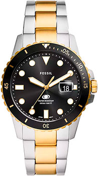 fashion наручные  мужские часы Fossil FS6031 Коллекция Blue