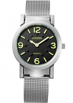 Японские наручные  женские часы Citizen AC2200 55E Коллекция Basic Кварцевые