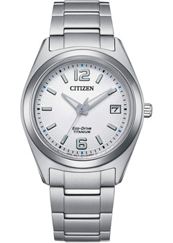 Японские наручные  женские часы Citizen FE6151 82A Коллекция Super Titanium