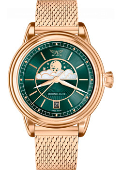 Швейцарские наручные  женские часы Aviator V 1 33 2 263 5 Коллекция Douglas MoonFlight