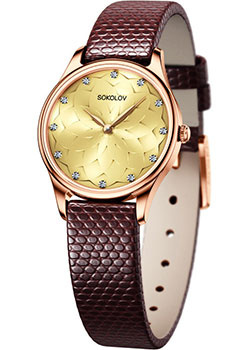 fashion наручные  женские часы Sokolov 238 01 00 09 04 2 Коллекция Ideal