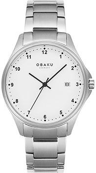 fashion наручные  мужские часы Obaku V272GDTWST Коллекция Link кварцевые