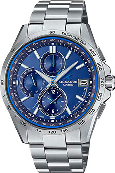 Японские наручные  мужские часы Casio OCW T2600 2A3JF Коллекция Oceanus