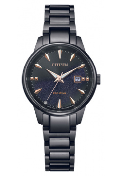 Японские наручные  женские часы Citizen EW2595 81E Коллекция Eco Drive