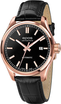 Швейцарские наручные  мужские часы Epos 3501 132 24 15 25 Коллекция Passion