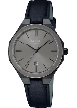 Японские наручные  женские часы Casio SHE 4563BL 8A Коллекция Sheen