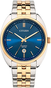 Японские наручные  мужские часы Citizen BI5096 53L Коллекция Basic