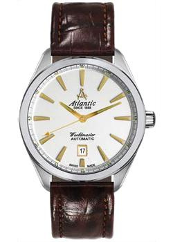 Швейцарские наручные  мужские часы Atlantic 53750 41 21G Коллекция Worldmaster