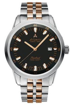 Швейцарские наручные  мужские часы Atlantic 73365 43 61R Коллекция Seacloud