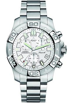 Швейцарские наручные  мужские часы Atlantic 87475 41 21 Коллекция Searock С