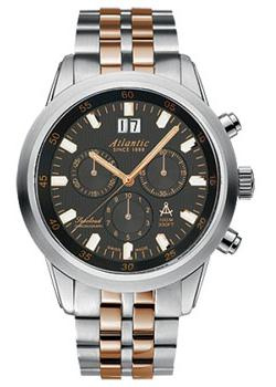 Швейцарские наручные  мужские часы Atlantic 73465 43 61R Коллекция Seacloud