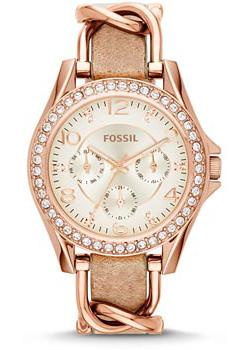 fashion наручные  женские часы Fossil ES3466 Коллекция Riley кварцевые