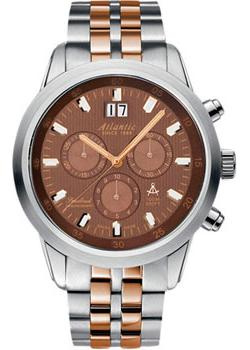 Швейцарские наручные  мужские часы Atlantic 73465 43 81R Коллекция Seacloud