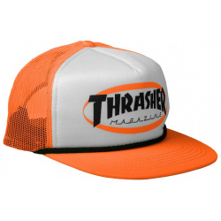 Кепка THRASHER Ellipse Mag Logo Trucker Rope Hat Orange 2023 2000000678948 