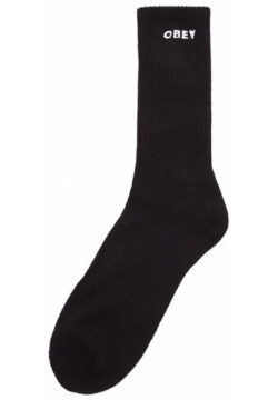 Носки OBEY Bold Socks Black 2023 193259352973 Стильные подарят ногам
