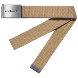 Ремень CARHARTT WIP Clip Belt Chrome Leather 2023 4064958096733 